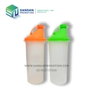 Botol Plastik Shaker Warna Hijau dan Oranye 1
