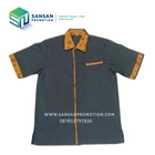 Short Sleeves Shirt with Batik Combination 1