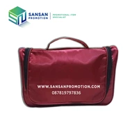Red Tote Bag with Zipper