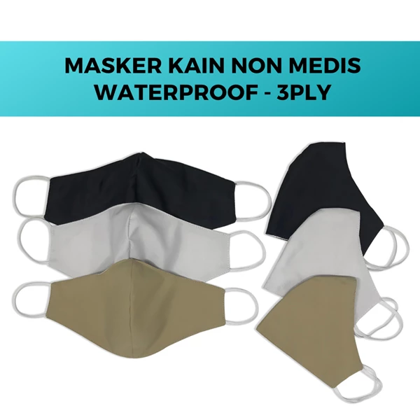 Earloop Cloth Mask 3 PLY Waterproof / Custom